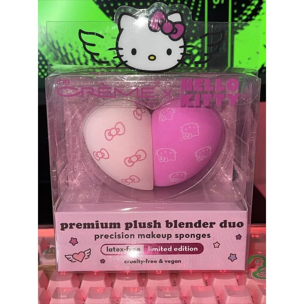 The Creme Shop x Sanrio Hello Kitty Premium Plush Blender Duo Pink Bow LE